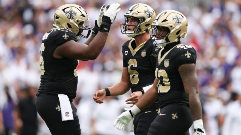Shough’s Fourth-Down Sneak Lifts Saints Over Ravens In Baltimore Comeback